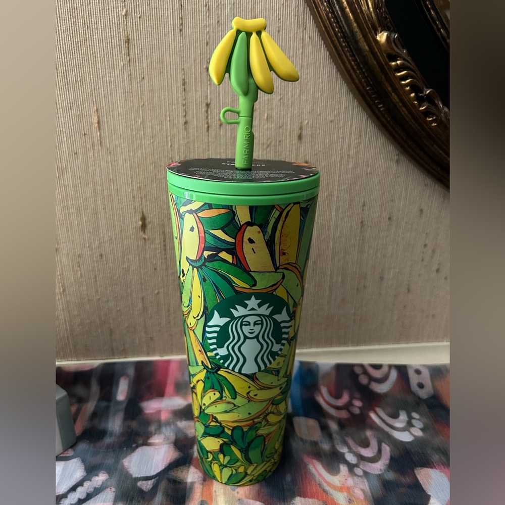 Farm Rio x Starbucks 24 oz Tumbler New